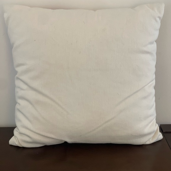 Floral Decorative Pillow with Print & Decorative Stitching - Picture 2 of 5